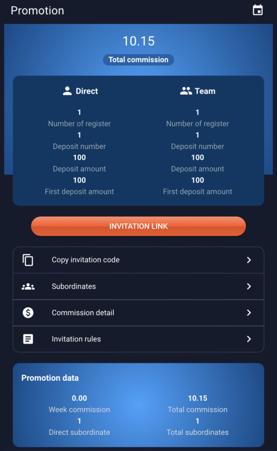 RXCE GAME Refer & Earn Programm